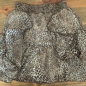✨Cute Amy Byer cheetah skirt Size M